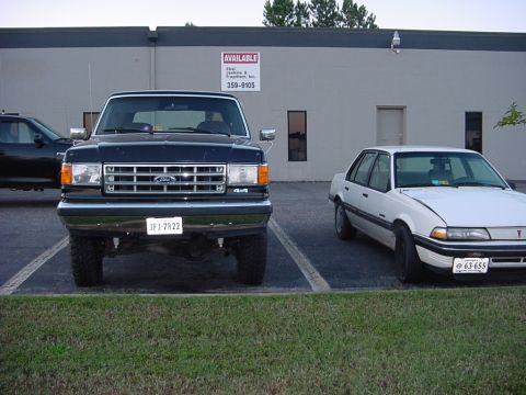 1989 Ford Bronco - another shot after the lift was installed