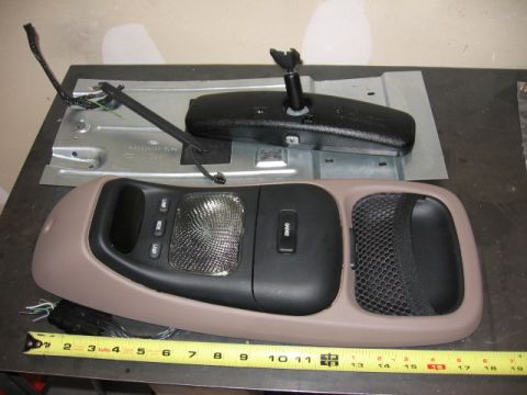 1995 Ford Bronco - Finally scored the Bronco EB console, tin backer and electrochromatic rearview mirror for a good price. Also have a bronco temp sensor on i…