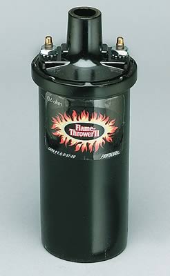 1983 Chrysler Fifth Avenue - The Pertronix Flamethrower II is a good 0.6 ohm coil cranking out a very hot 45,000 volts at peak. It, and the better plug wires, allow me…