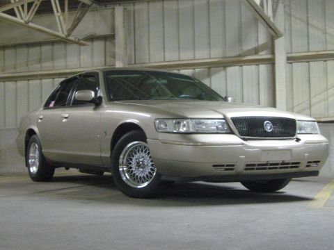 2000 Mercury Grand Marquis - This 2000 Mercury Grand Marquis is parked indoors, showing its front quarter.