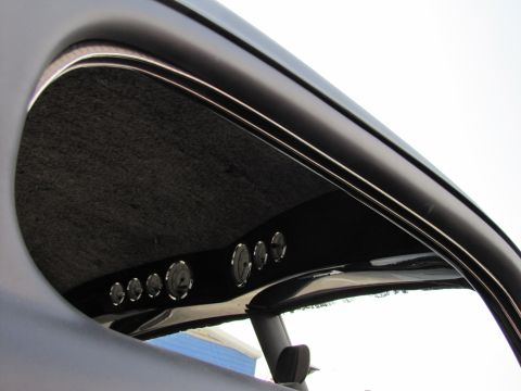 2006 BMW 5 Series - Custom dashboard with several gauges installed on the interior roofline.