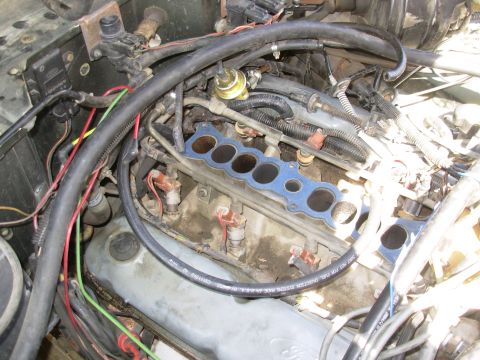 1975 Ford Bronco - As soon as the spark plug wire was fixed, the engine started surging, which eventually turned out to be a leaking FPR. Big surprise - it wa…