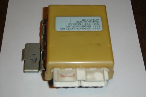 1996 Ford Bronco - This anti-theft module, labeled with a date of APR-23-1994, is a component part.
