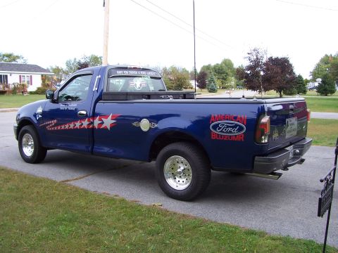 1998 Ford F-150 - Rear driver side view fully customized.