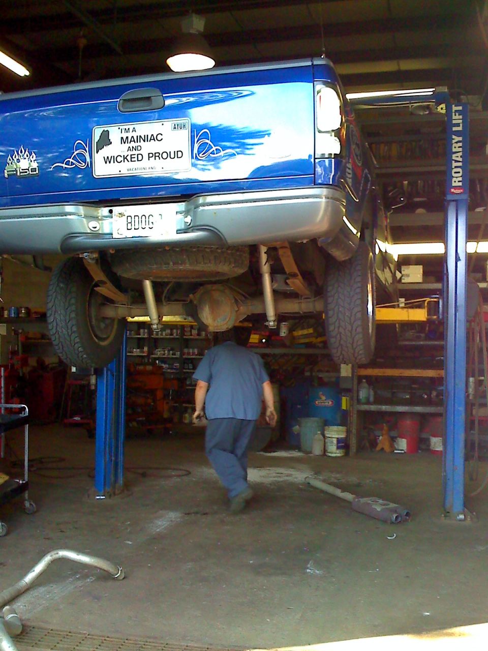 3rd performance exhaust system done at Midas.