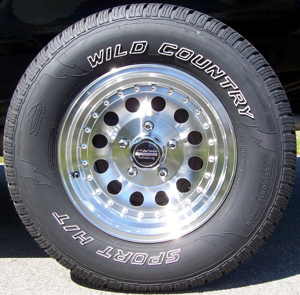 Outlaw II American Racing Wheels and Wild Country Sport HT tires.