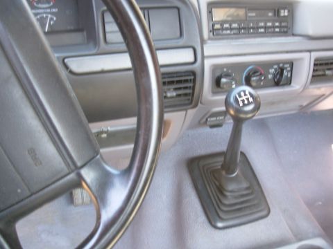 1995 Ford F-150 - I sanded & painted the shifter, and reinstalled the knob.