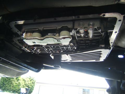 1988 Ford Bronco - Transmission pan and filter assembly, likely from a Ford vehicle.