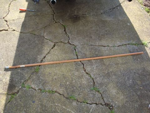 1964 Ford Fairlane - Broomstick handle put to work