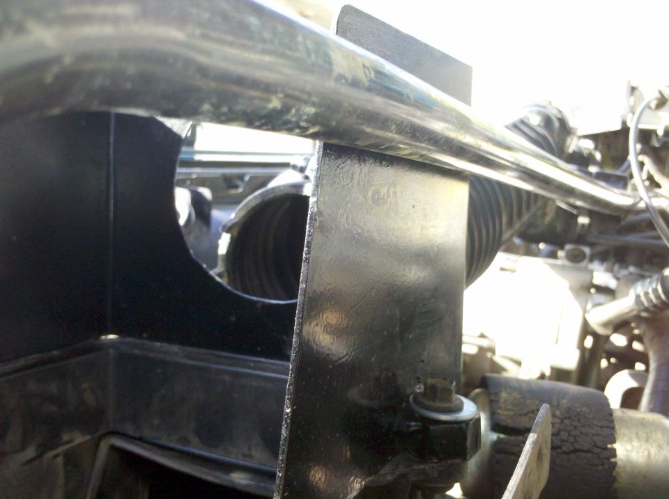 Bracket to hold intake