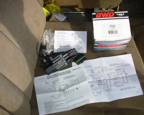1975 Ford Bronco - This BWD/Pollack FSV2A 6-port fuel valve should finally solve all the fuel flow problems. It requires rewiring the dash switch to route the…