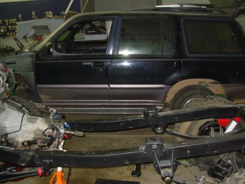 1983 Ford Bronco - He's decided to keep everything together and use all the donor wiring, emissions, & electronics. Only a few things are being deleted, like…