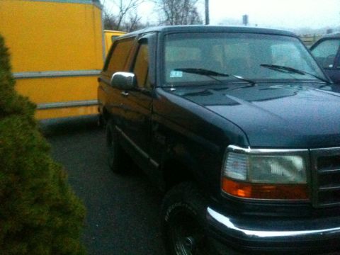 1994 Ford Bronco - This 1994 Ford Bronco is seen from a three-quarter front angle.