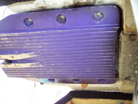 1996 Yamaha RA760 WaveRaider 2-P - A purple intake grate with visible bolt holes and horizontal ridges is shown.