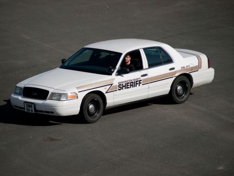 2001 Ford Crown Victoria - 2001 Ford Crown Victoria police car with Washington County Sheriff markings.