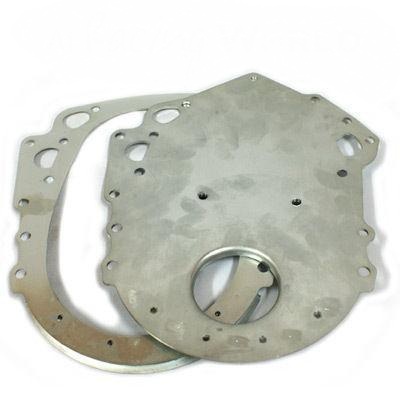 1972 Ford Ranchero - Two metal adapter plates are shown against a white background, with a website address visible at the bottom right.