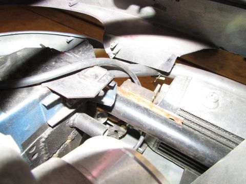 1995 Ford Probe - This image shows various engine bay components, possibly related to cooling or fluid systems.