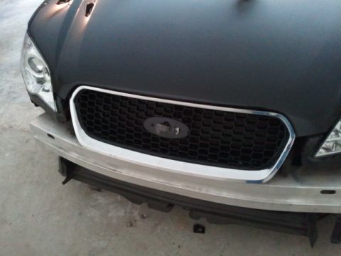 2008 Subaru Legacy - Front view of a 2008 Subaru Legacy's new grille installed.