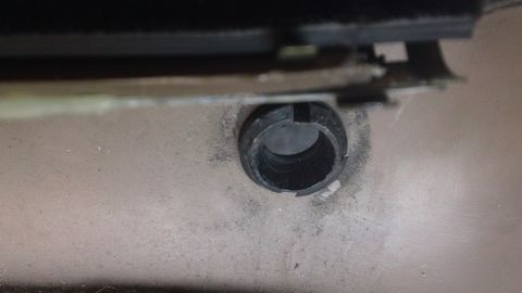 1994 Ford Bronco - A damaged door latch mechanism is visible, suggesting a need for repair or replacement.
