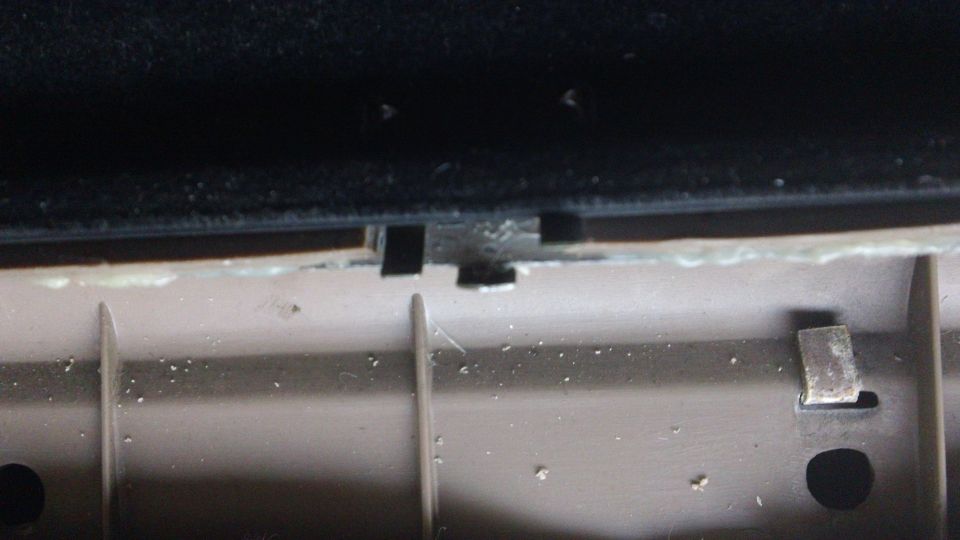 Interior trim panel clip and mounting points