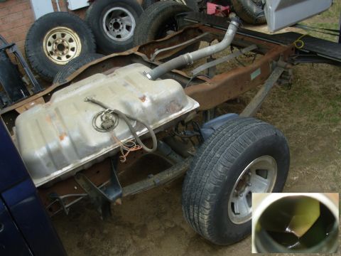 1995 Ford F-150 - After a few weeks' searching, I found a rear tank. It's from a '93, but the only difference is the electrical connector. Otherwise, rear ta…