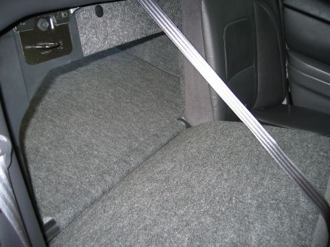 2002 Ford Taurus - Passenger side rear seat folded down larger access to trunk