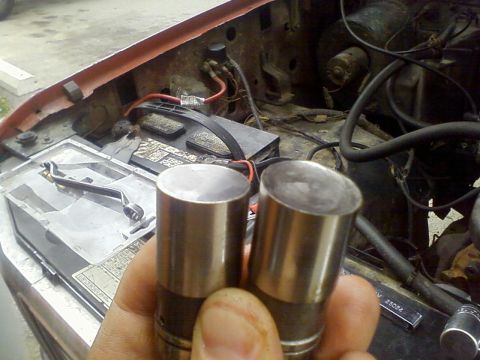 1981 Ford Bronco - Well, several months later, the cam ate a lifter. The lifter I pulled out is on the right. It also sheared the lobe right off the cam. Time…