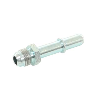 1990 Ford Bronco - A single metal fuel line fitting is shown against a white background.