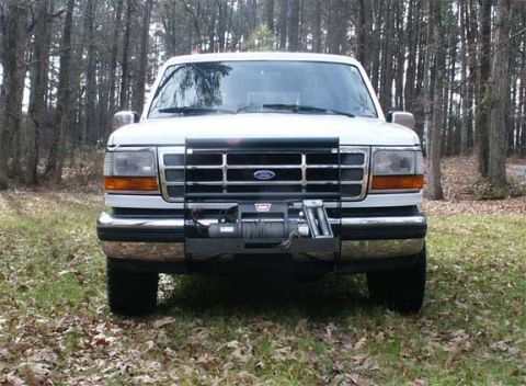 1992 Ford Bronco - When I 1st got it, pretty stock but I added the Warn 8000lb winch with Warn winch bumper.