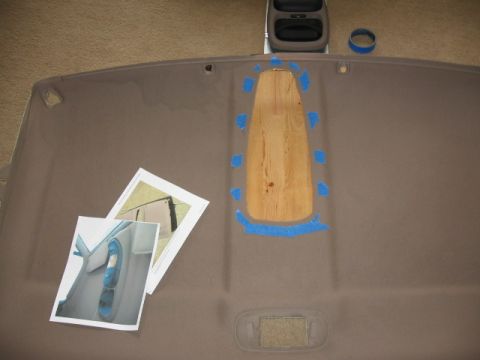 1995 Ford Bronco - headliner cut