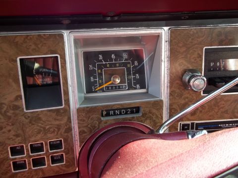 1970 Ford Ranchero - Interior view of a car's dashboard, showing gauges and controls.