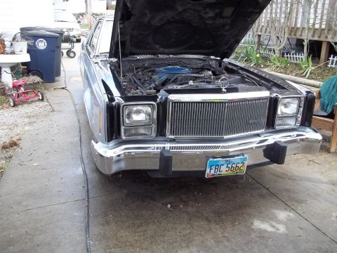 1970 Ford Ranchero - The front grille and headlight design indicate this is a 1977-1979 Ford Thunderbird, not a 1970 Ford Ranchero.