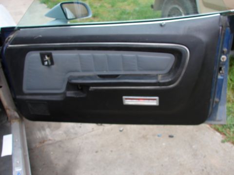 1973 Ford Ranchero - Interior view of a car door panel, showing the armrest and door handle area.