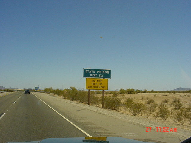 Hmmmm........sign sort of speaks for itself.  Figured it was good advice!