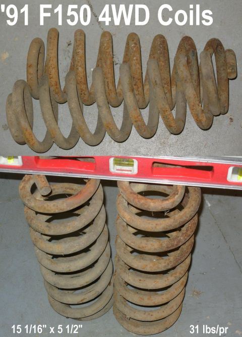 1983 Ford Bronco - Coils from a 4WD F150