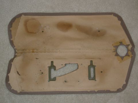 1983 Ford Bronco - I cut this cover behind the mirror so the vanity assembly would pass through and the cover could be removed without cutting the wires. IF T…