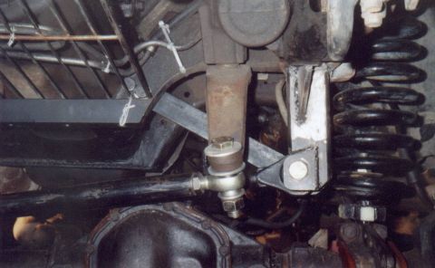 1980 Ford Bronco - My version of the trackbar mount