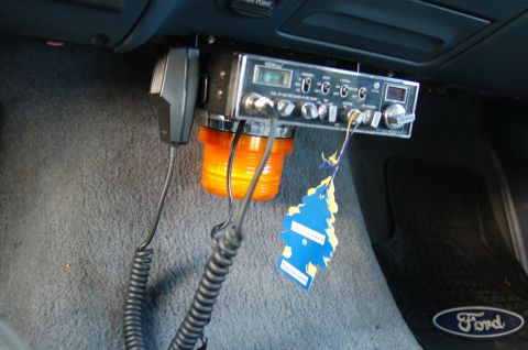 1992 Ford F-150 - CB, smelly trees, orange magnet mount light