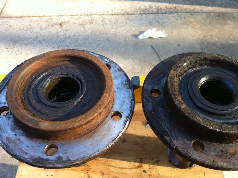 1996 Ford Bronco - The left is the 'bent' one and the right is the 'straight' one.
