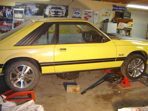 1979 Ford Mustang - thinking maybe 235/50/17 would be better.