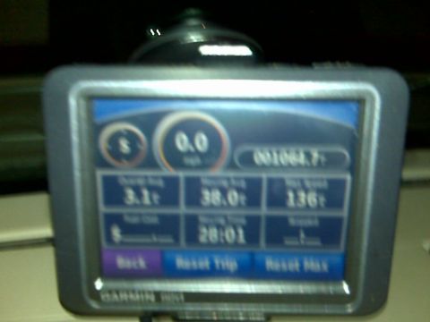 2006 Ford F-150 - The GPS Speed I got stopped at, and Thank God I am a PoPo! LOL