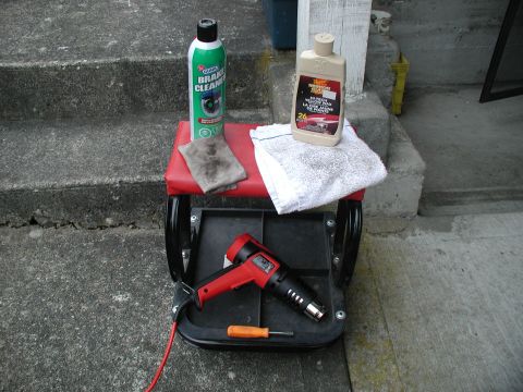 2002 Pontiac Grand Prix - The tools I used to remove the badges (emblems) on the Grand Prix.