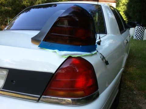 1998 Ford Crown Victoria - added 2 light coats of VHT Night Shade