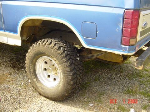 1989 Ford Bronco - Closeup rear