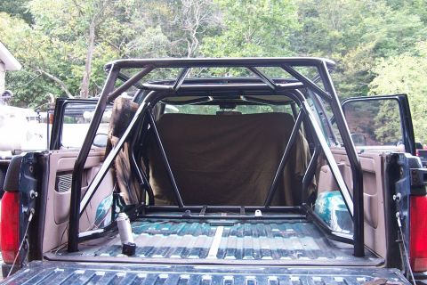 1992 Ford Bronco - New Cage as Seen from Back