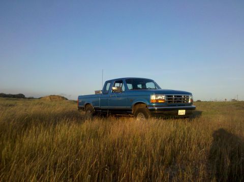 1992 Ford F-150 - Playing in the grass