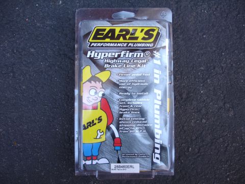 1995 Ford Taurus - Packaging for Earl's Hyperfirm Highway Legal Brake Line Kit, mentions 95 Taurus SHO.