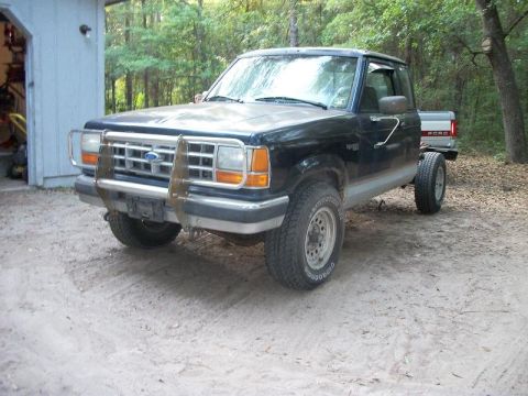1994 Ford Explorer - This pickup truck appears to be a Ford Ranger, not an Explorer, with a custom front bumper.