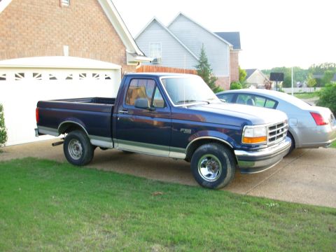 1995 Ford F-150 - Under all the sap, mildew, & grime, it's not as bad as I thought.
