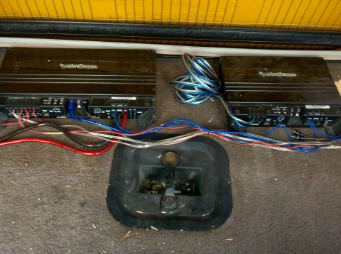 1996 Ford Bronco - Still need to clean up the wiring a little bit.
